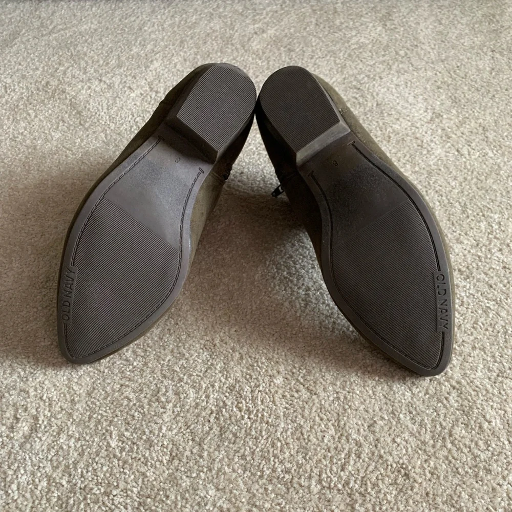 Old Navy Olive Green Booties / Ankle Boot - Picture 5 of 7